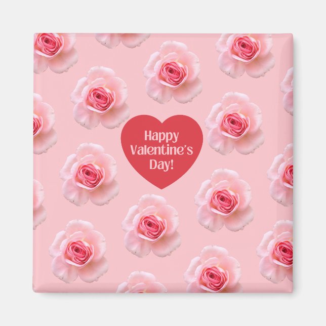 Aimant Motif Bonne Saint Valentin 2023 Arrière - plan (Devant)