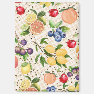 Aimant Motif botanique élégant et beau beige