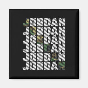Aimant Motif camouflage jordan diagonal camouflage vert 