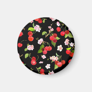 Aimant Motif cerise 2
