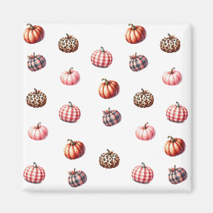 Aimant motif citrouille Halloween/Automne