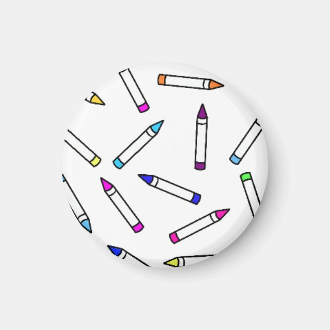 Aimant Motif Crayon de dessin (Devant)