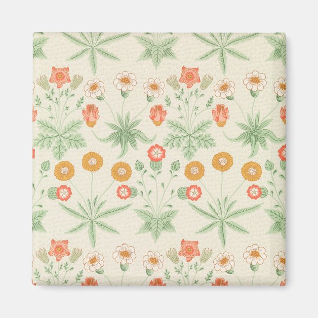 Aimant Motif Daisy (par William Morris) (Devant)