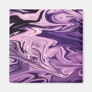 Aimant Motif d'art de galaxie bleue