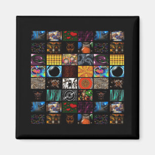 Aimant Motif d'arts pop décoratifs