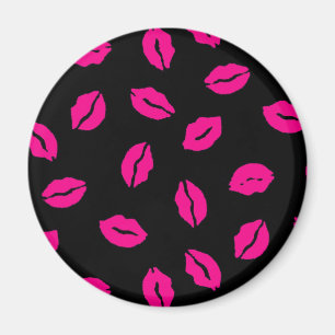 Aimant Motif de baisers roses