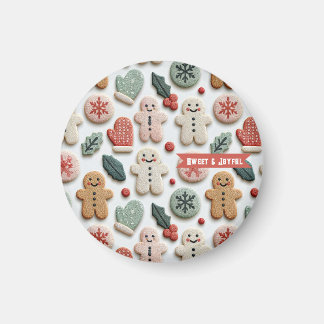 Aimant Motif de biscuits de Noël mignon