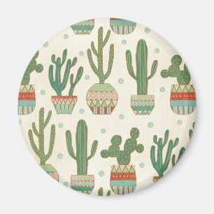 Aimant Motif de cactus d'étape de Geo de sud-ouest