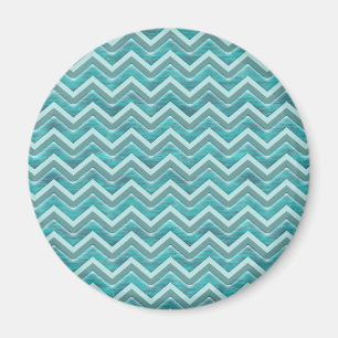 Aimant Motif de Chevron de parties scintillantes des eaux