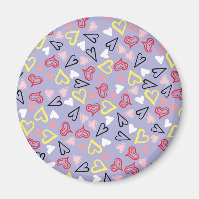 Aimant Motif de coeur 31 (Devant)