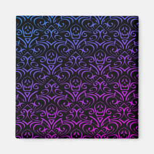 Aimant Motif de crâne gothique