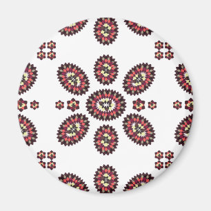 Aimant Motif de fleurs Mandala