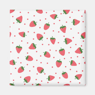 Aimant Motif de fraises