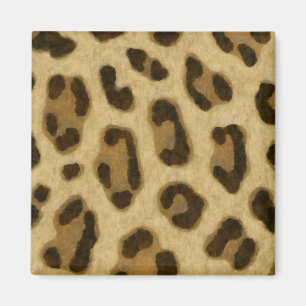 Aimant Motif de la peau de Poster de animal léopard