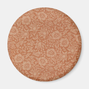 Aimant Motif de Mauve de William Morris : Floral Terracot