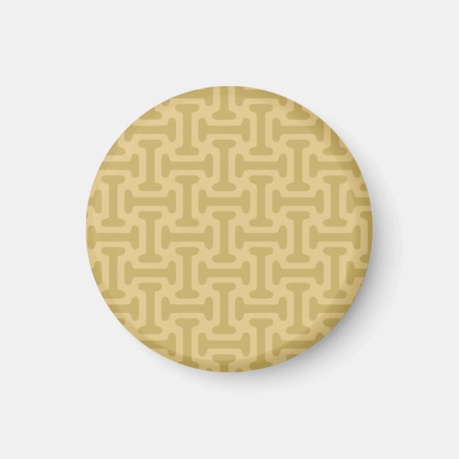 Aimant Motif de papier années 60 (Devant)