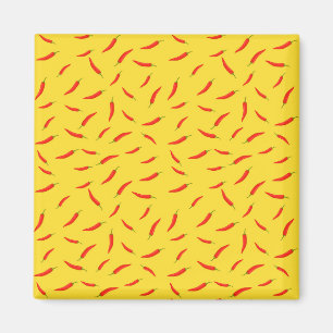 Aimant Motif de piments rouges chili