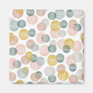 Aimant Motif de points tendance