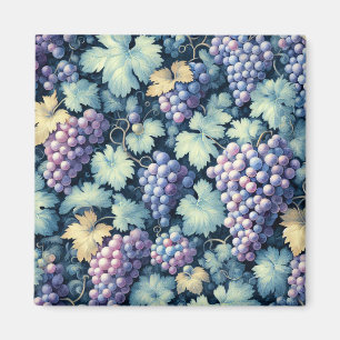 Aimant Motif de raisins vintage