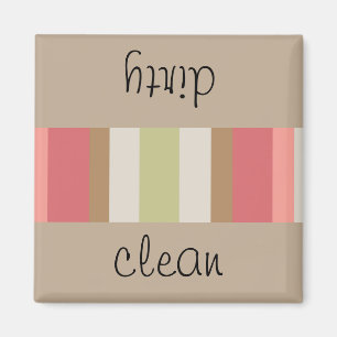 Aimant Motif de rayures de paprika