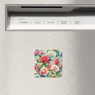 Aimant Motif de Rose lunatique