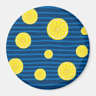 Aimant Motif de tranches de citron