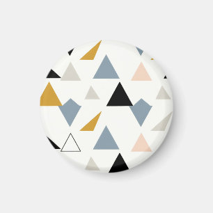 Aimant Motif de triangles géométriques modernes