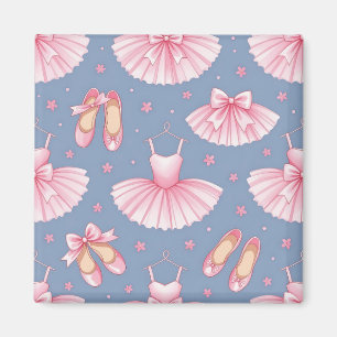 Aimant Motif de tutu de ballet rose