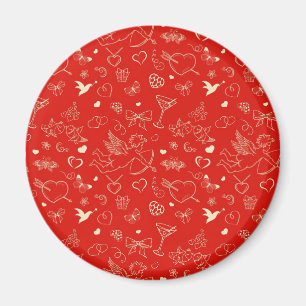 Aimant Motif de Valentine