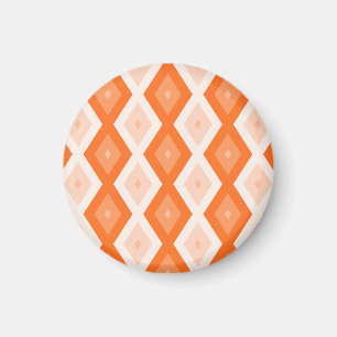 Aimant Motif diamant orange