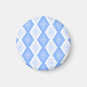 Aimant Motif en diamant bleu pâle