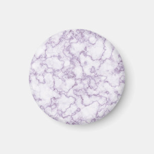 Aimant Motif en marbre violet