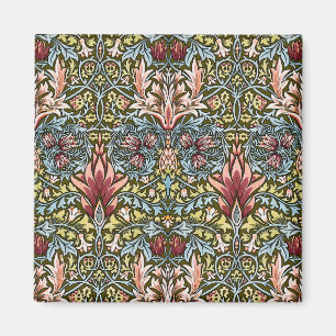 Aimant Motif floral à tête de serpent de William Morris