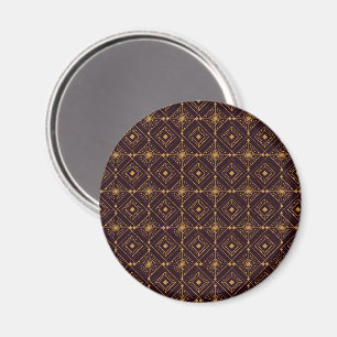 Aimant Motif géométrique sans couture avec forme de diama