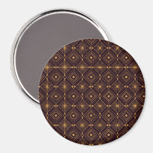 Aimant Motif géométrique sans couture avec forme de diama