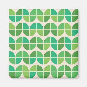 Aimant Motif géométrique vert citron vert du milieu du si