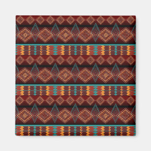 Aimant motif homogène ethnique
