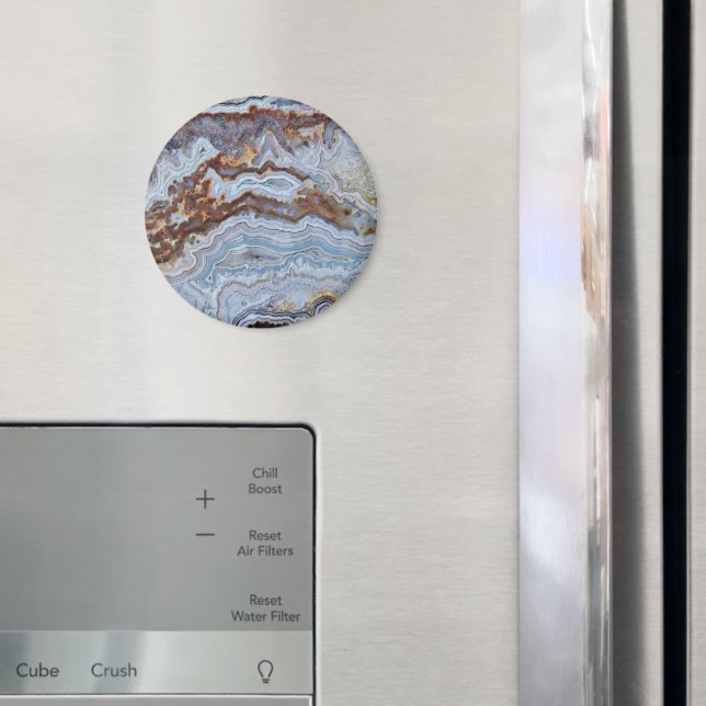Aimant Motif Lace Agate Rock (In situ (réfrigérateur))
