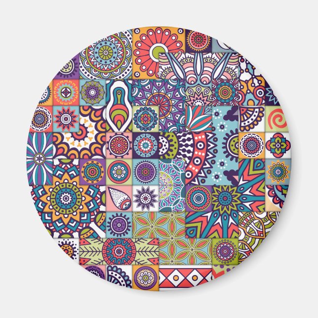 Aimant Motif Mandala (Devant)