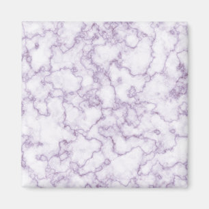 Aimant Motif Marbre Violet
