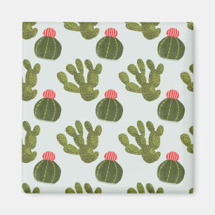 Aimant Motif mignon de cactus de la collection   de