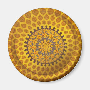 Aimant Motif persan Bronze Doré