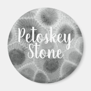 Aimant Motif Petoskey Stone