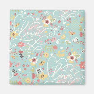 Aimant Motif romantique lumineux moderne