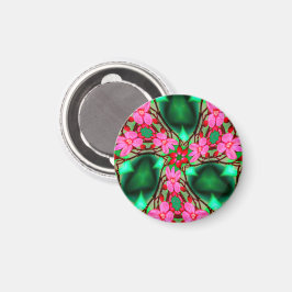 Aimant Motif Rose du désert