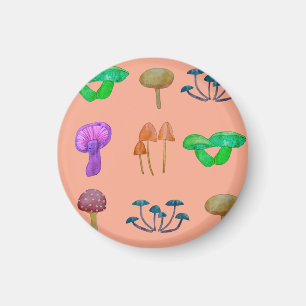Aimant Motif simple champignons