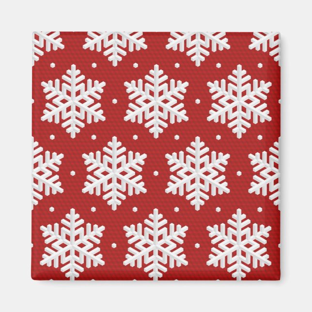 Aimant Motif Snowflake (Devant)