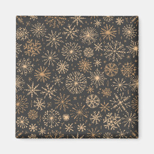 Aimant Motif Snowflake