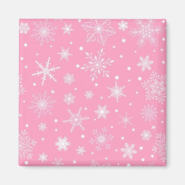 Aimant Motif Snowflake (Devant)