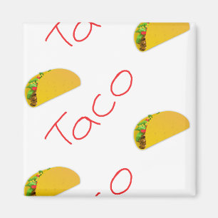 Aimant motif Taco le